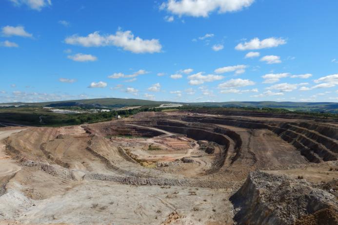 Hemerdon mine, Devon. Photo: BGS