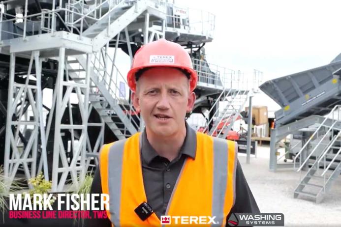 Mark Fisher, the new business line director at Terex Washing Systems