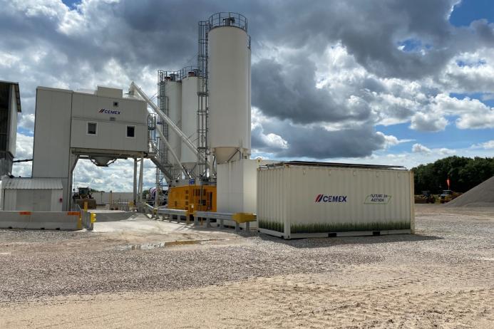 Cemex's new Alrewas concrete plant in Staffordshire