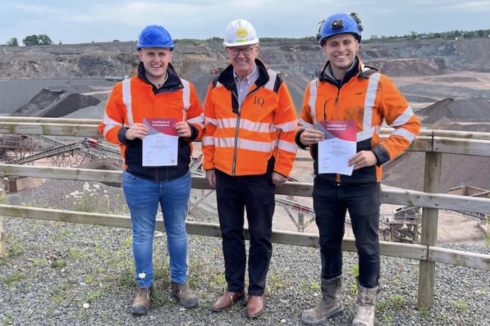 L-R: David McCluskey, Davis Johnston and Adam McCluskey