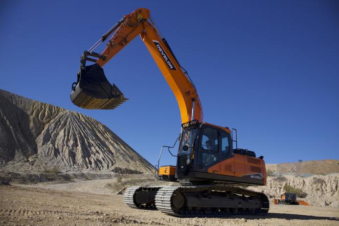 The new DX225LC-7X crawler excavator