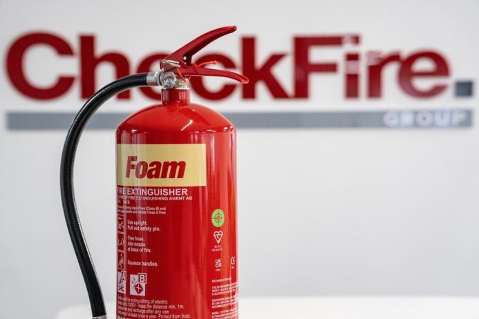 CheckFire are committed to developing fluorine-free alternatives within their new Green Crosshair fire extinguisher product line