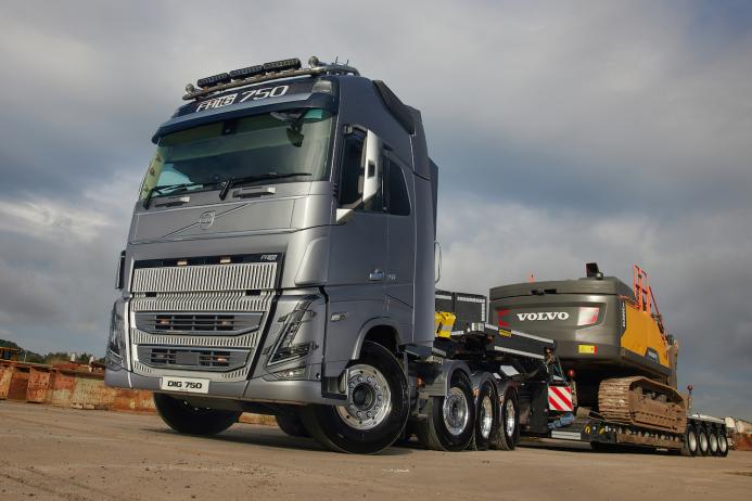 HJB Plant Hire has taken delivery of a new Volvo FH16 750 8x4 tractor unit