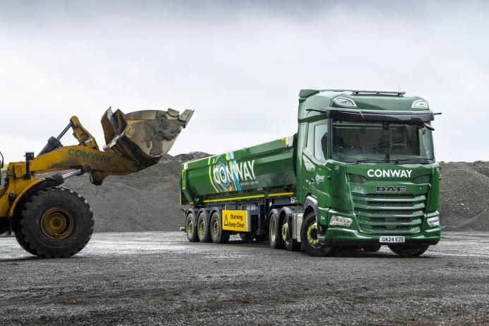 One of FM Conway’s new DAF XF 530 6x2 tractor units