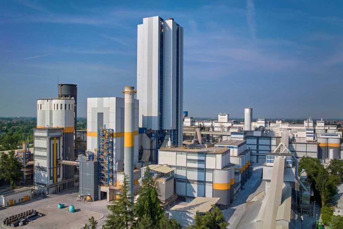 Heidelberg Materials’ Rezzato-Mazzano cement plant in the Italian province of Brescia. Photo: Heidelberg Materials 