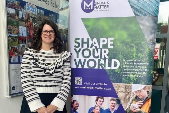 Hannah Higley, future careers co-ordinator, Minerals Matter