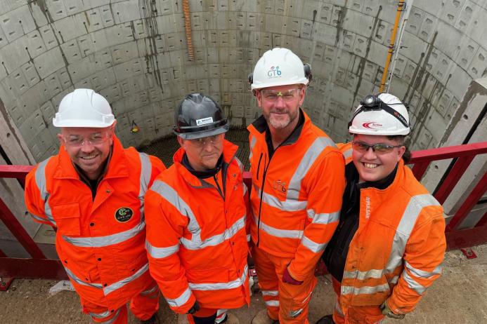 L-R: Dan Attrill (C45 director), Steve Burton, John Pitfield, and Cameron Davies