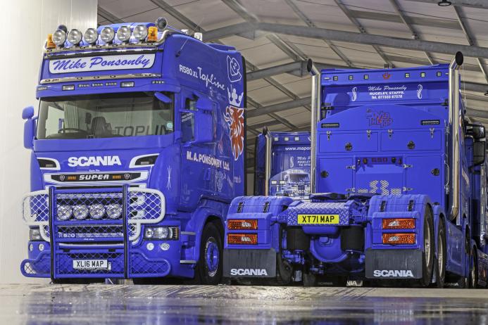 MA Ponsonby operate more than 15 Scania trucks and a large fleet of specialist heavy-haulage trailers