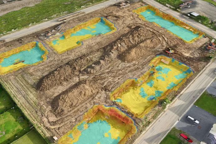 With the latest Edge evolution, Komatsu Smart Construction now offers a terrain-mapping tool utilizing AI to remove obstacles from drone surveys