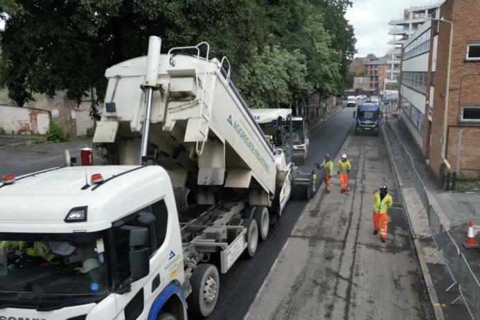 Aggregate Industries have won a £20 million contract to resurface and maintain Leicester’s roads for the next two years