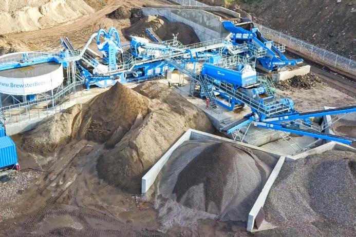 Brewster Brothers’ 150 tonnes/h CDE wet-processing plant 