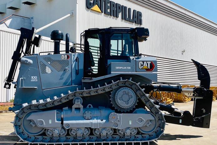 Cat D8 track-type tractor in ‘Centennial Grey’