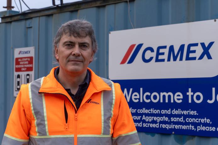 Kevin Cage, head of UK aggregate operations at Cemex