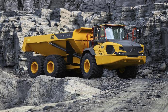 The all-new A50 articulated hauler from Volvo CE