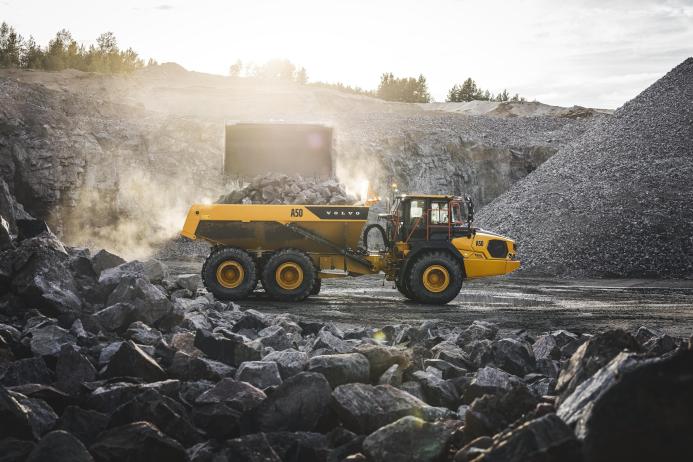 The brand-new 45-tonne Volvo A50