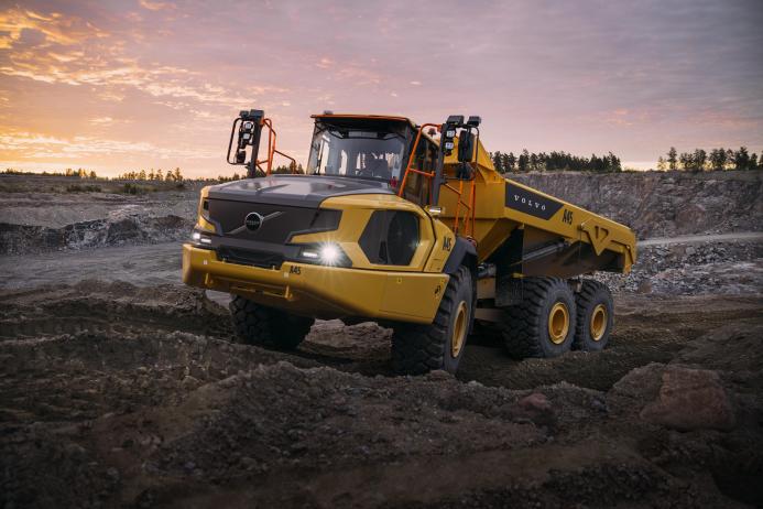 The new-generation Volvo A45