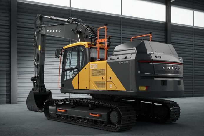 The new-generation Volvo EC230 Electric is now capable of a full day of operation on a single charge