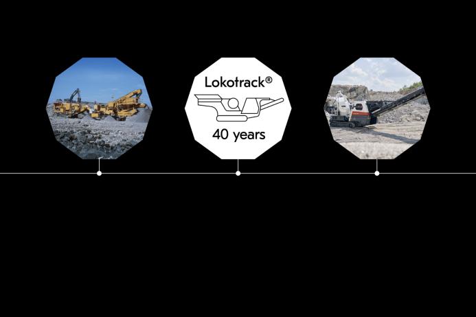 This year Metso celebrate the 40th anniversary of their Lokotrack mobile crusher line