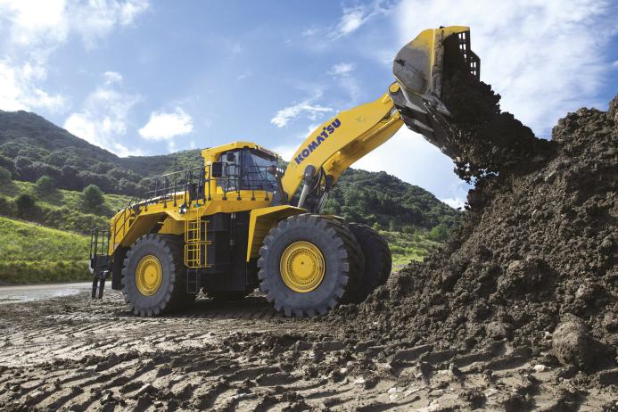 The all-new Komatsu WA700-8 wheel loader