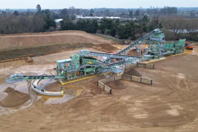 Cemex have opened a new sand and gravel quarry in Shepperton, Surrey