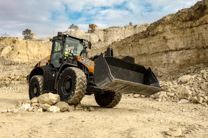 The new 421G wheel loader from CASE