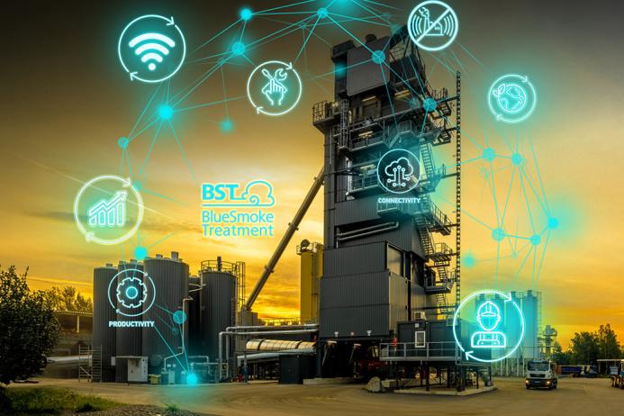 The Connected Worksite uses digital orders to create a production schedule which is automatically transferred to the asphalt plant’s control system