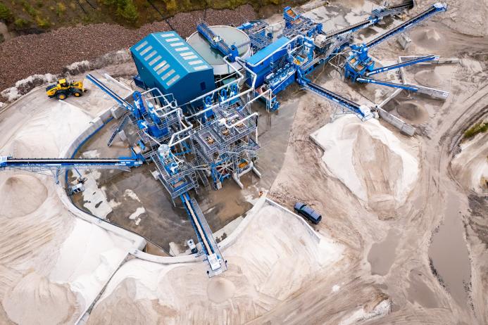 Fife Silica Sands’ new CDE silica sand washing plant at Burrowine Moor Quarry