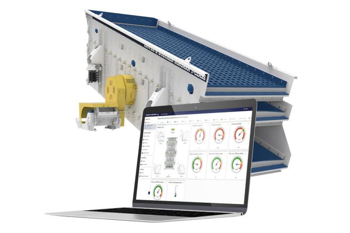 Condition-monitoring systems use modern algorithms and artificial intelligence to monitor the health of the vibrating screens on site by forecasting the equipment’s dynamic condition, predicting necessary maintenance and providing critical downtime alerts