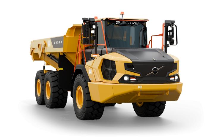 The new 39-tonne payload Volvo A40 Electric