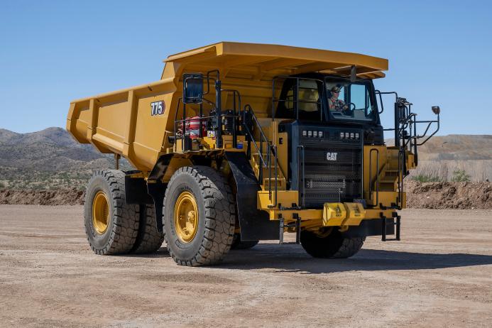The next-generation Cat 775 off-highway truck is engineered to enable fully autonomous capabilities in the future