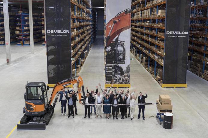 The official opening of Develon’s new Parts Distribution Centre (PDC) in Boom, Belgium
