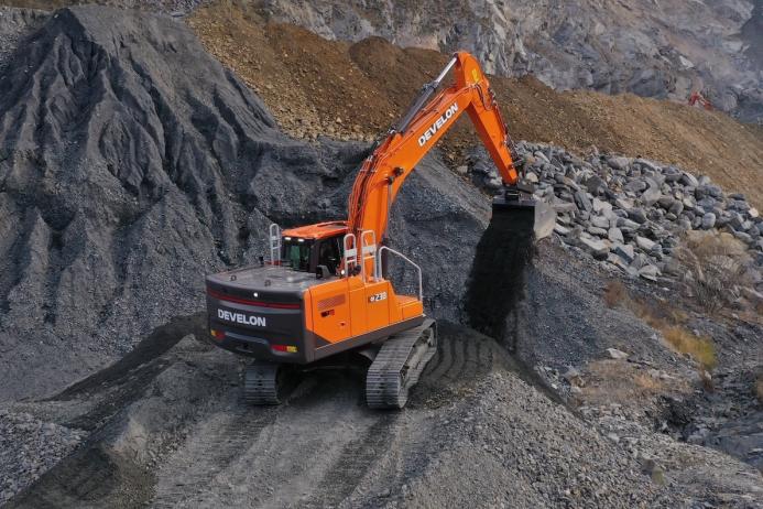 The new Develon DX230LC-9