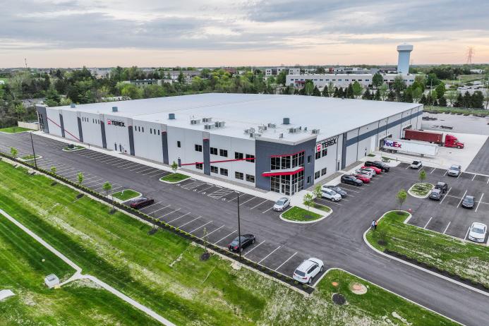 The event also included a visit to the new Terex parts facility in Louisville, Kentucky