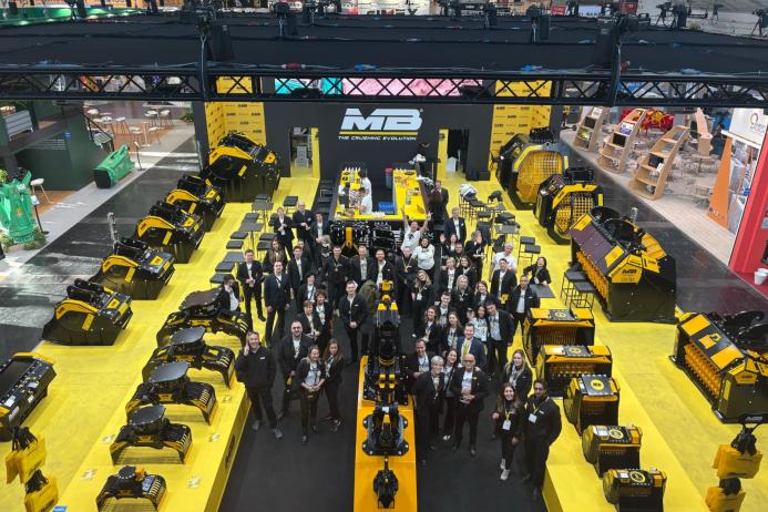MB Crusher launched their new MB-P and MB-PT demolition pulverizer range at bauma 2025  