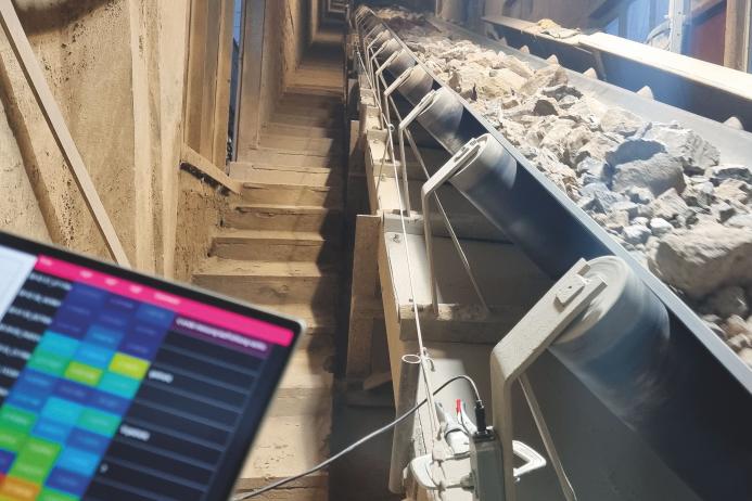The MCube RFP Fixed system from Rema Tip Top sends real-time data directly to the maintenance management system
