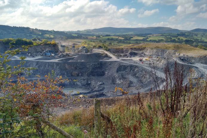 Tarmac’s Dolyhir Quarry in Presteigne