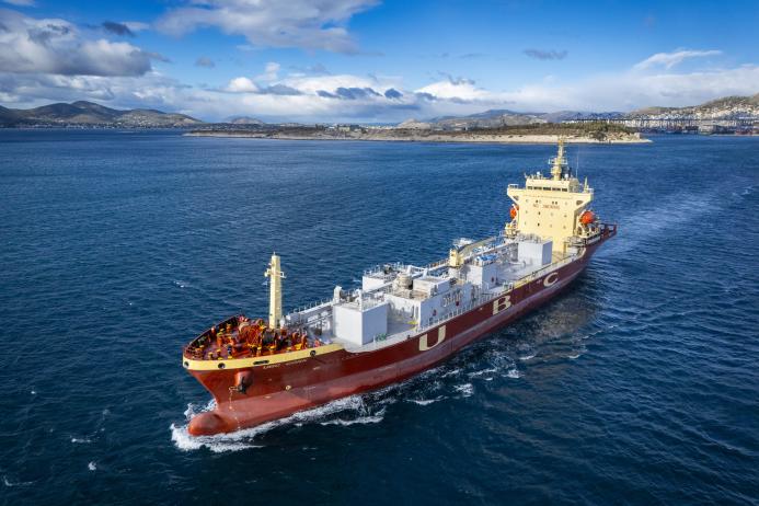 Carbon captured on the UBC Cork will be offloaded as limestone at Heidelberg Materials’ groundbreaking Brevik cement plant in Norway