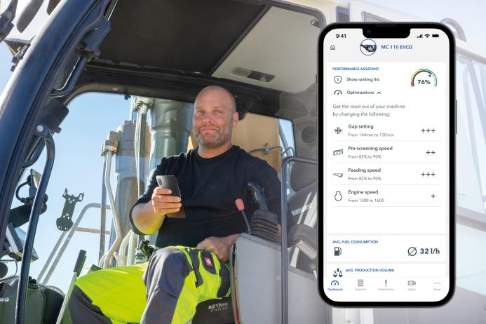New configuration and optimization tools in SPECTIVE CONNECT from Kleemann help operators set the correct machine parameters and monitor processes on the work site
