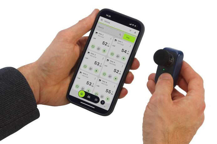 The OmniWear Noise dosimeter and control and monitoring app