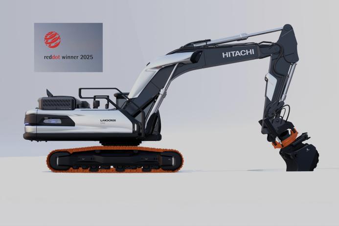 LANDCROS One, which was unveiled at Bauma in Munich in April, has won a prestigious Red Dot Design Award