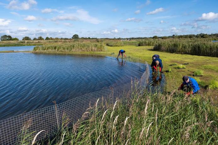 A team of 30 local volunteers support the reserve’s management