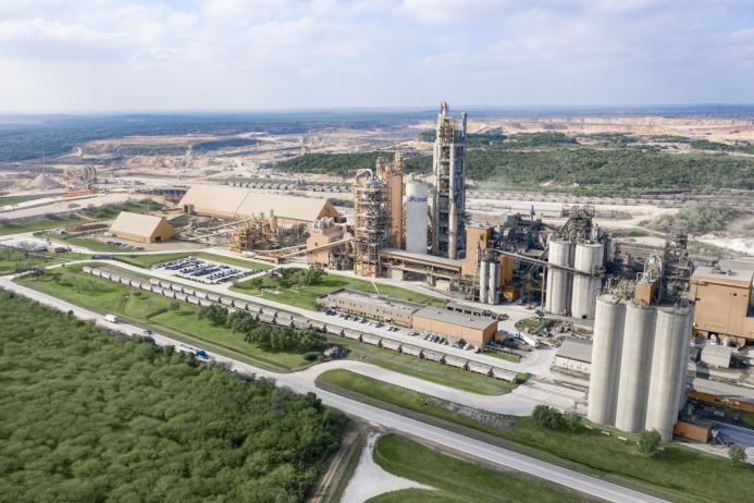 Cemex’s Balcones cement plant and quarry in New Braunfels, Texas