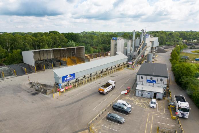 Breedon Group’s Longwater asphalt plant, near Norwich
