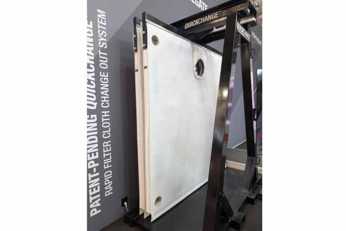 McLanahan’s new QUICKCHANGE rapid filter cloth changeout system