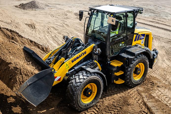 The all-new Komatsu WA170M-11 compact wheel loader