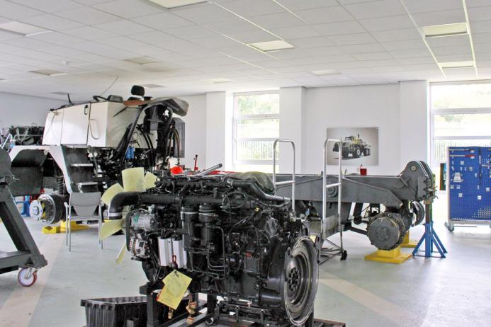 Participants can strip down a real Rokbak articulated hauler to understand how every component ticks