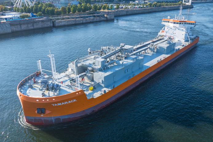The next-generation MV Tamarack will increase delivery speed and capacity with its streamlined, high-performance, cost-effective design 