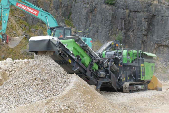 The new Bison 220R compact jaw crusher from EvoQuip