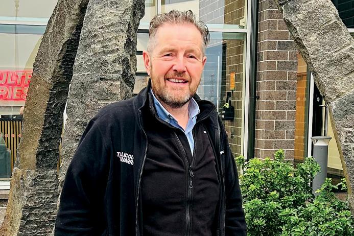 Gordon Hynd, Tillicoultry Quarries new production manager for hard rock