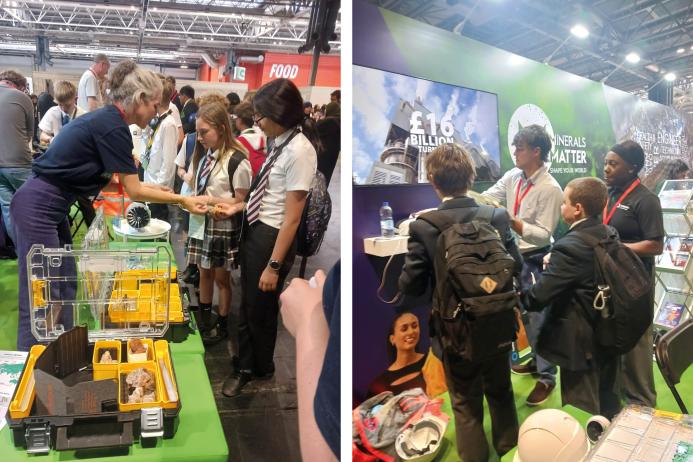 Over three days at the Big Bang Fair, Minerals Matter engaged, face-to-face, with more than 5,000 young people and their teachers 